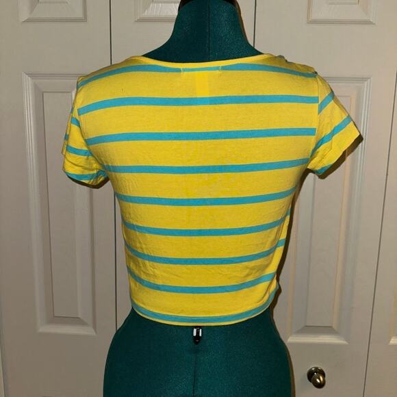 Yellow Crop Top - Picture 3 of 10